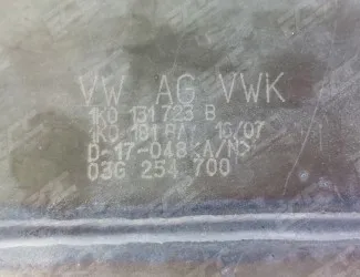 Katalyzátor VW 1K0 131 723 B / 1K0 181 BA / D -.... - 3
